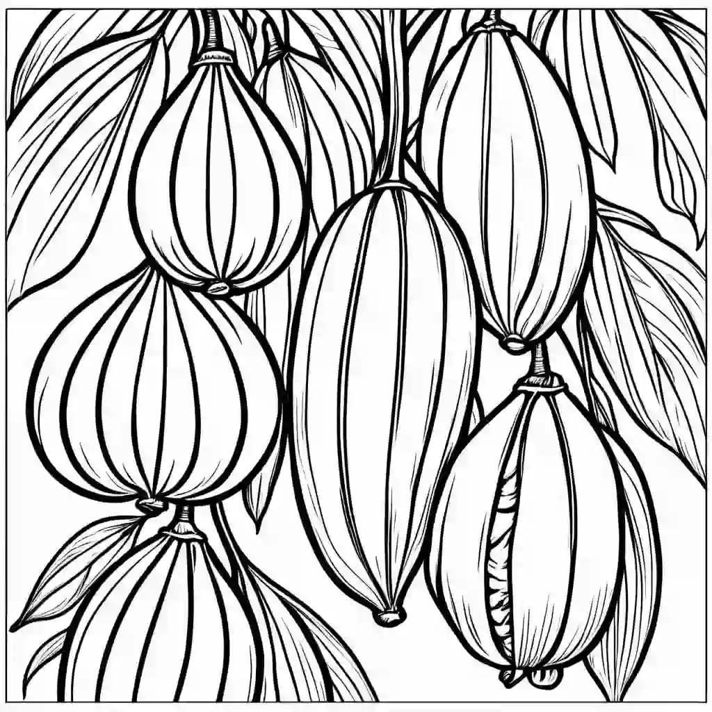 Dates coloring pages